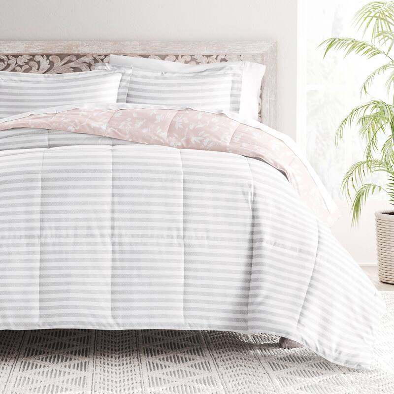 Becky Cameron Premium Pressed Flowers Reversible Comforter Set