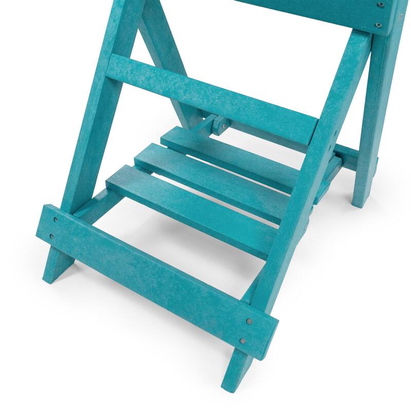 Patagonia Fully Assembled All-Weather Recycled HDPE Outdoor Folding Bar table