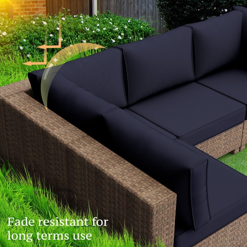 14 Piece Patio Furniture Cushion Set Outdoor Sofa Replacement Cushions