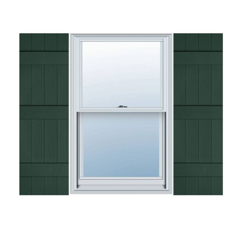 Mid-America Vinyl, Standard Size Four Board Joined Shutters