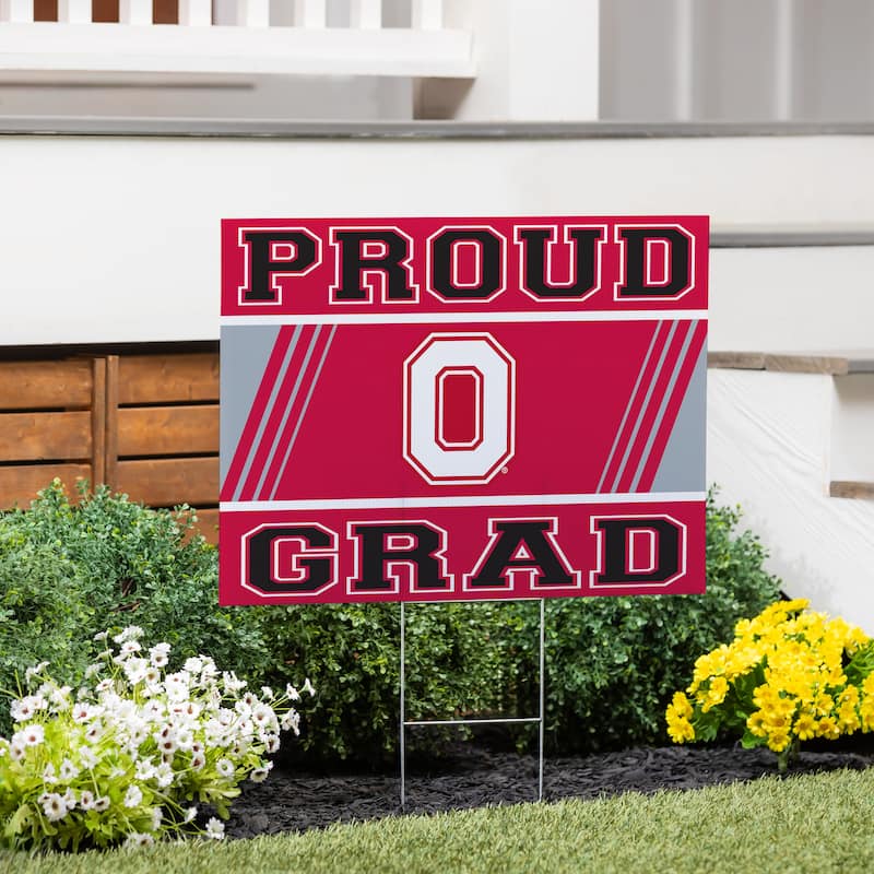 Ohio State University 24" x 18" Graduation Coroplast Outdoor Yard Sign