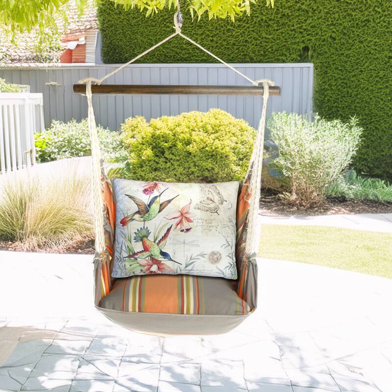 Magnolia Casual Swing Set 4 piece - Serene Sunset w/ Hummingbirds