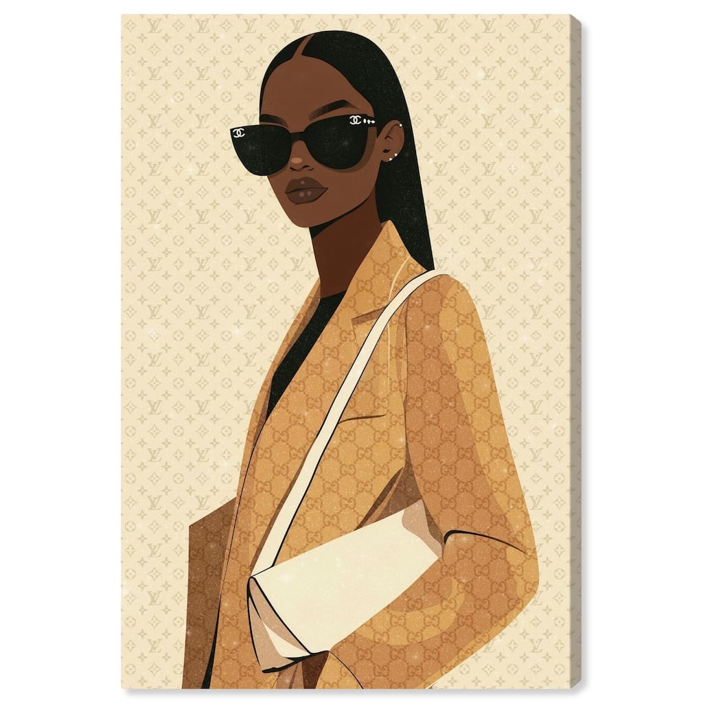 Elegant Coat Gal Canvas by Art Remedy, Gallery Wrapped