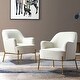 preview thumbnail 50 of 55, Nora Accent Chair (Set of 2) Ivory