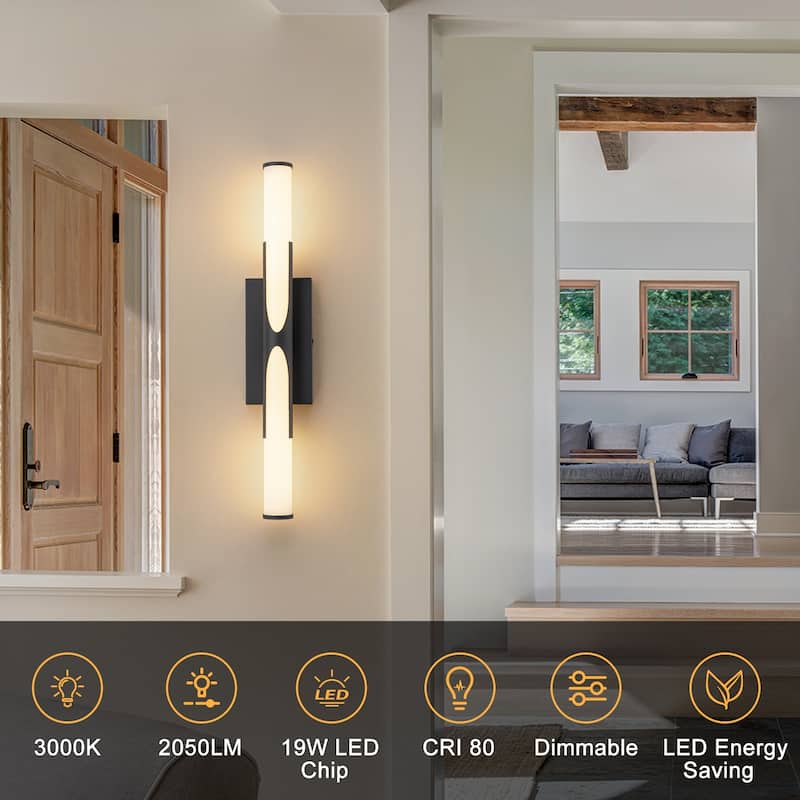 Modern Dimmable LED Wall Sconce Bathroom Vanity Light