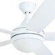 preview thumbnail 28 of 30, Copper Grove Mills 52-inch Modern White LED Ceiling Fan with Remote