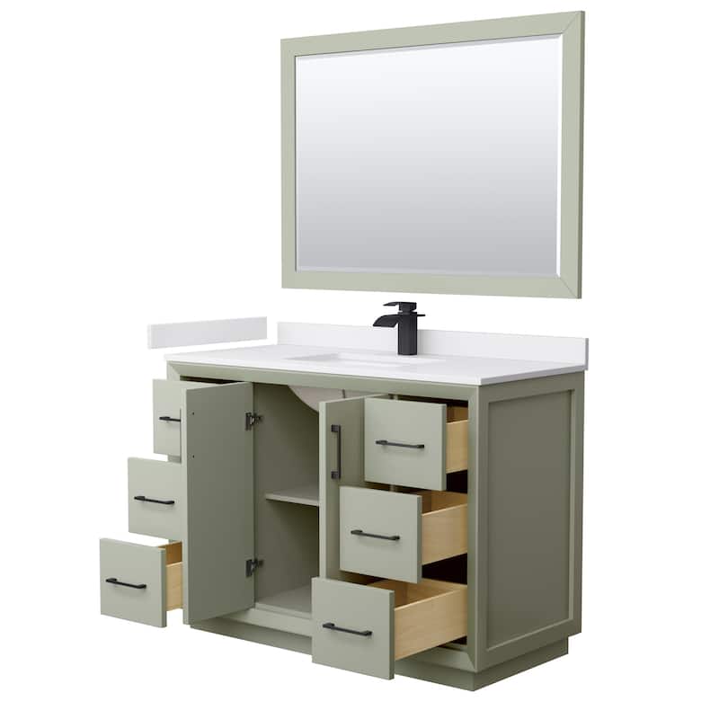Wyndham Collection WCF414148S-VCA-UNSM46 Strada 48" Free Standing