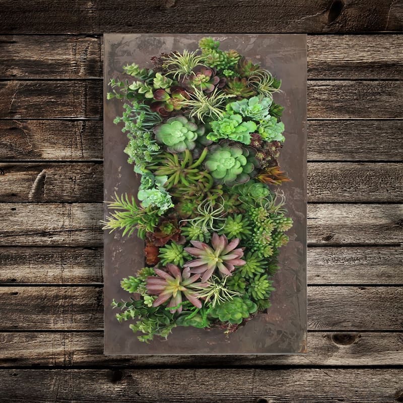 Carson Carrington Tasback Galvanized Steel/ Zinc Succulent Planter