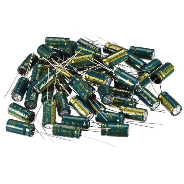 10V 1500uF Electrolytic Radial Capacitors 105°C ±20/% 8mm x 16mm