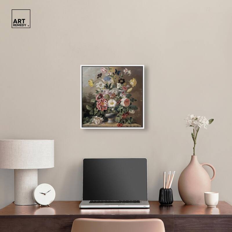 Classical Dream Vase Canvas by Art Remedy