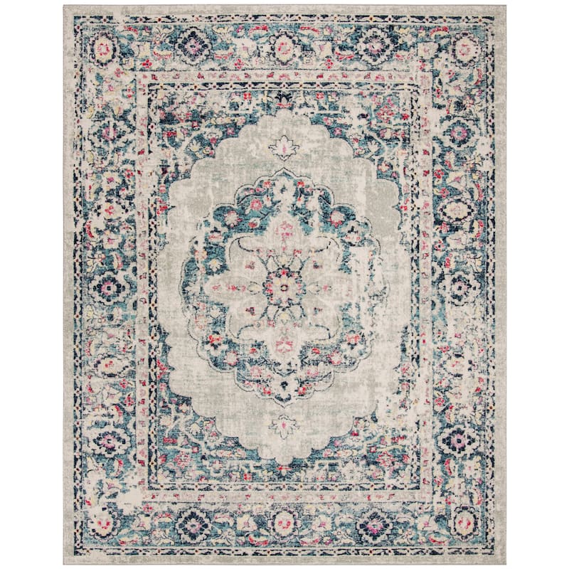 SAFAVIEH Madison Lorayne Vintage Boho Oriental Medallion Rug