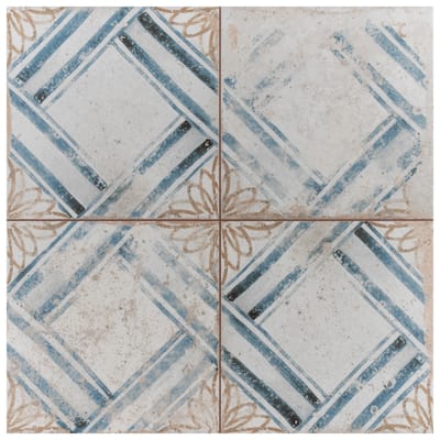 Merola Tile Kings Root Lattice 17-5/8" x 17-5/8" Ceramic Floor and Wall Tile