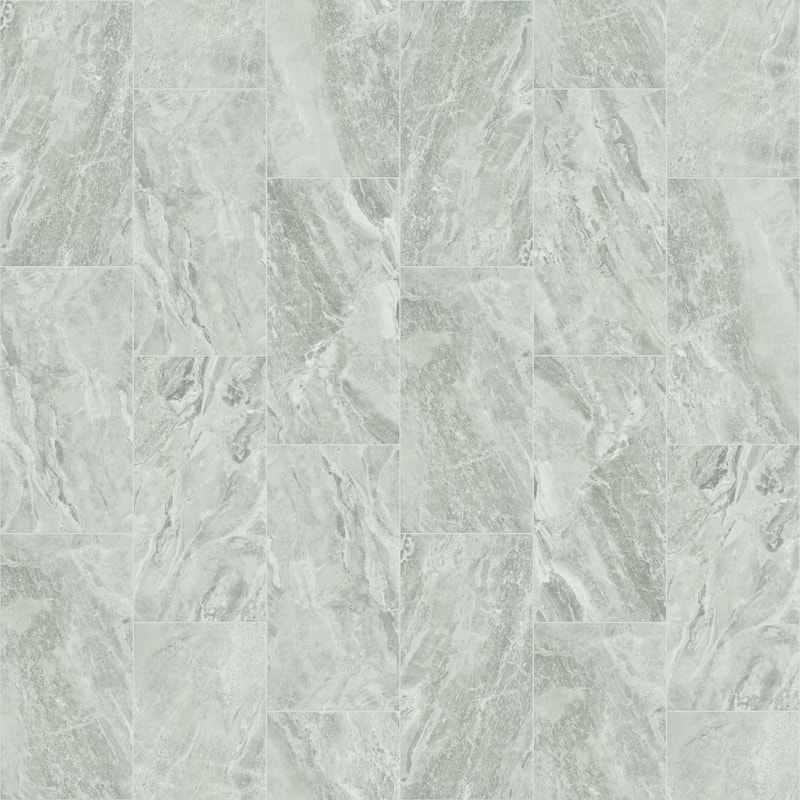 Shaw CS34W Range - 12" x 24" Rectangle Floor Tile - Matte Marble - Argento