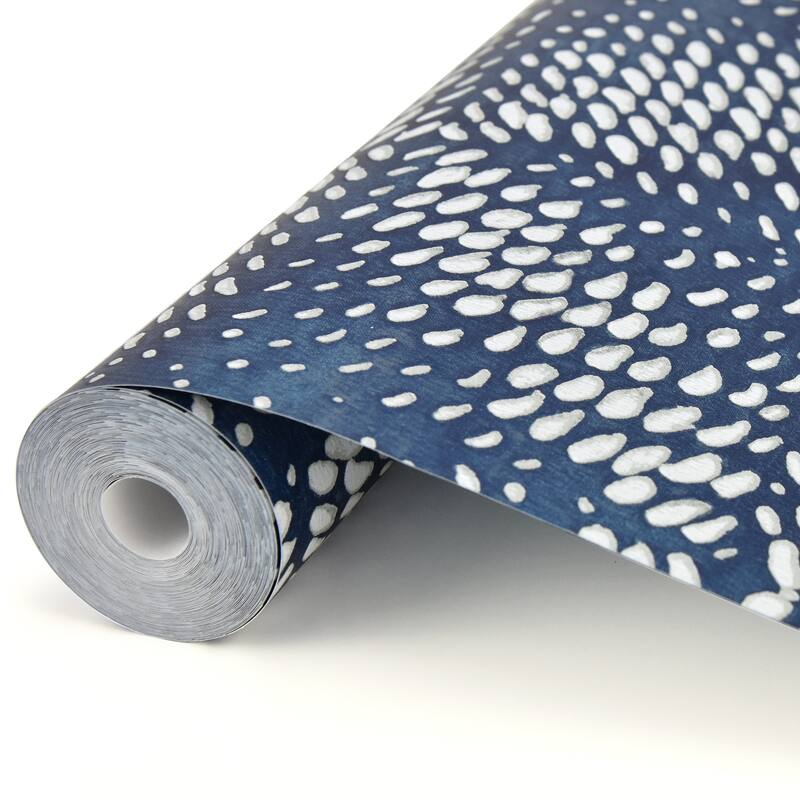 A-Street Prints Ethos Sapphire Abstract Wallpaper