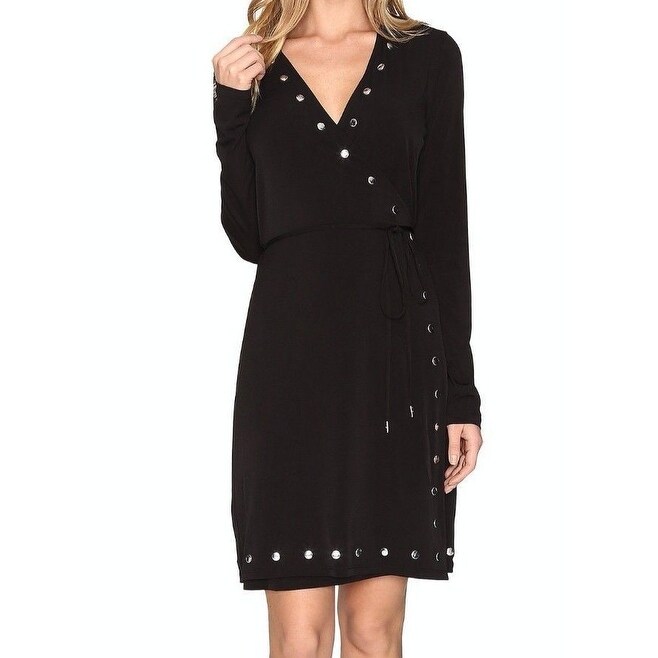 michael kors black studded dress