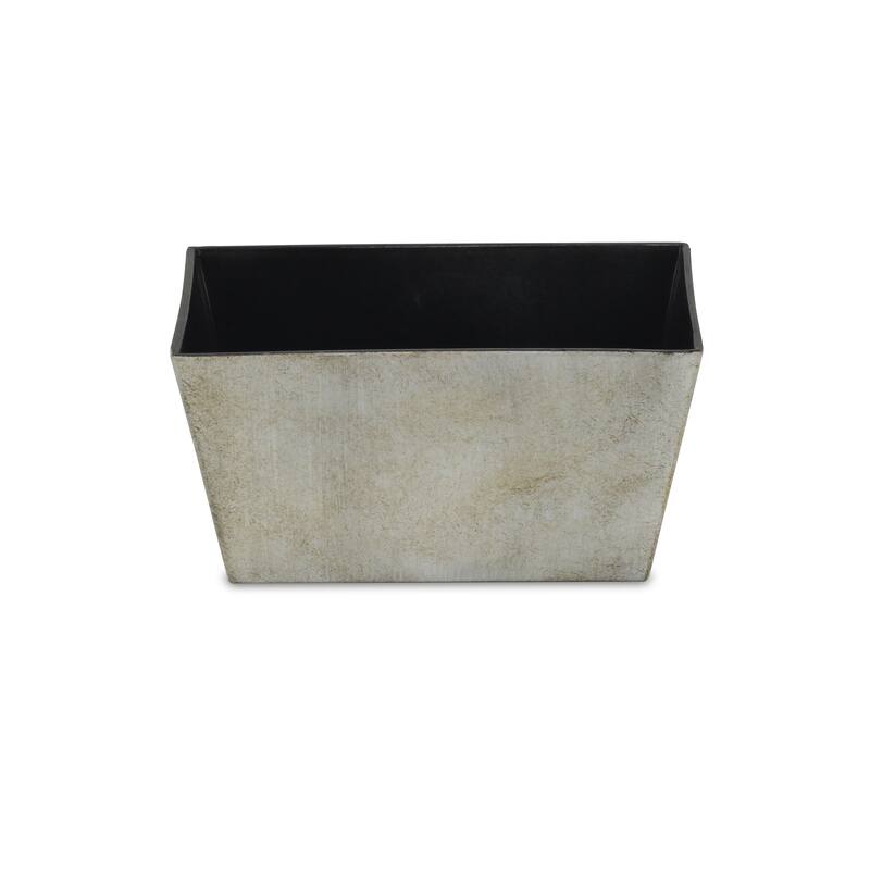 Harper 8.25 Inch Rectangular Tapered Plastic Pot