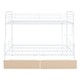 preview thumbnail 20 of 26, Contemporary Full XL over Queen Metal Bunk Bed with 2 Drawers, Black