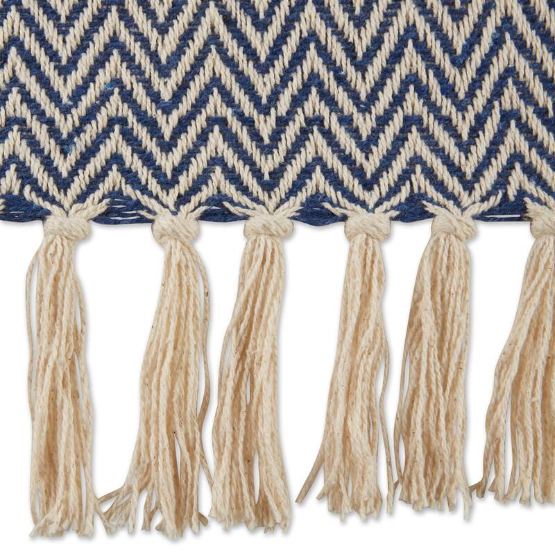 Stone Handloom Chevron Throw