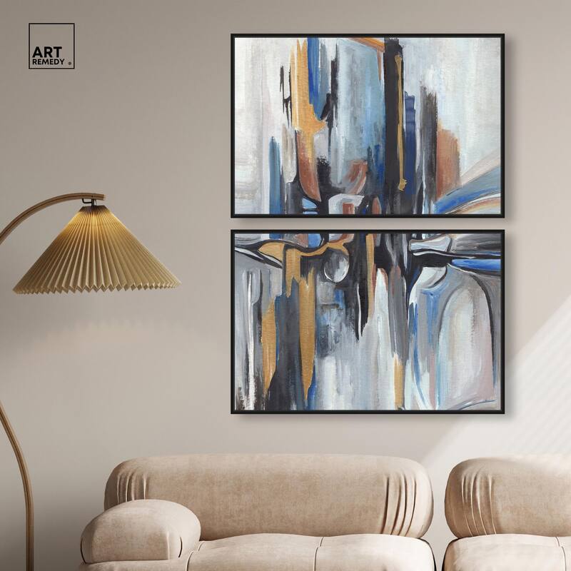 Meditation Mood Canvas Set of 2 by Art Remedy