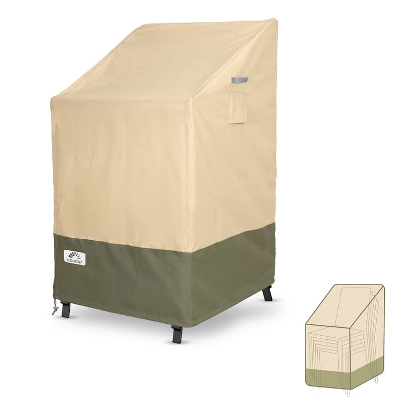 Aoodor Heavy Duty Patio Chair Cover with Air Vents for Stackable Dining Chairs/ Rocking Chair/ Outdoor Swivel