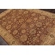 preview thumbnail 3 of 8, Hand Knotted Brown New Zealand Wool Oriental Area Rug(6x9) - 5' 11'' x 8' 11''