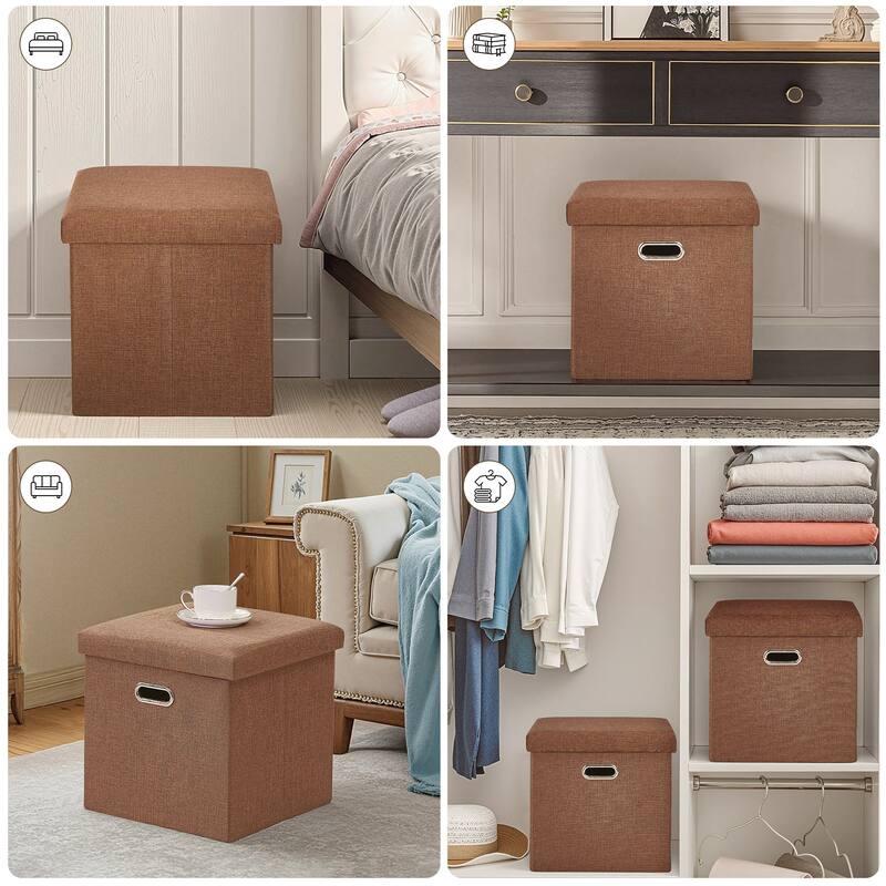 Ottoman Storage Ottoman Footrest Stool Small Ottoman with Storage Foldable Ottoman Foot Rest Footstool Bench