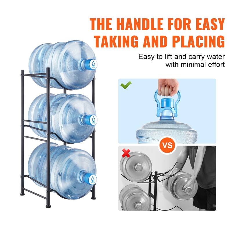 Water Jug Holder Heavy Duty Water Jug Rack for Kitchen, Office, Living Room