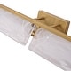 preview thumbnail 6 of 8, Varaluz Mingle Bathroom Vanity Light - Satin Brass