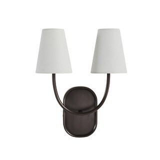 Megara 15.5" Height Wall Sconce, Brown - 12 x 15.5 x 5.75