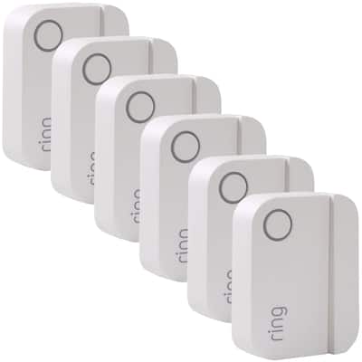 6x Ring Alarm Contact Sensor (Base Station Required) 2nd Gen