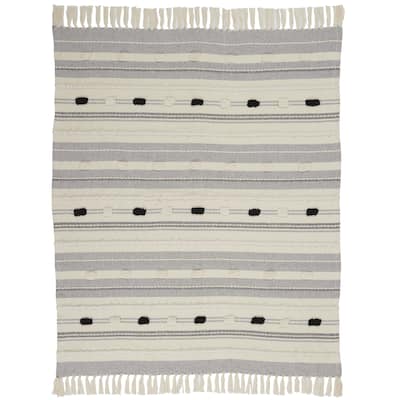 Mina Victory Lifestyle Textured Throw Pillow