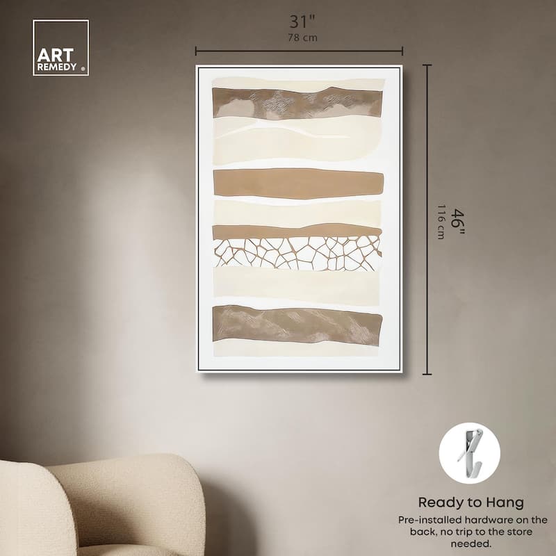 Relief Rifts II Canvas by Art Remedy