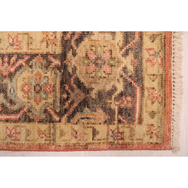 ECARPETGALLERY Hand-knotted Jules Serapi Dark Copper Wool Rug - 8'7 x 11'10
