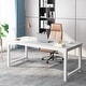 preview thumbnail 1 of 37, 70.8" Large Computer Desk White - 70.8" x 29.5"