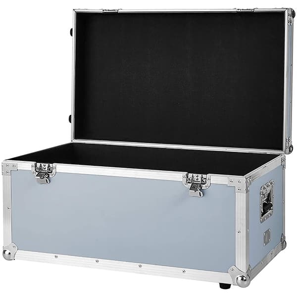 DormCo VIN Armored Trunks White With Silver Trim Storage & Organization Home & K