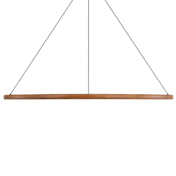 slide 2 of 5, Golden Lighting 5460-59 Veritas 59" Wide Ring Chandelier Driftwood