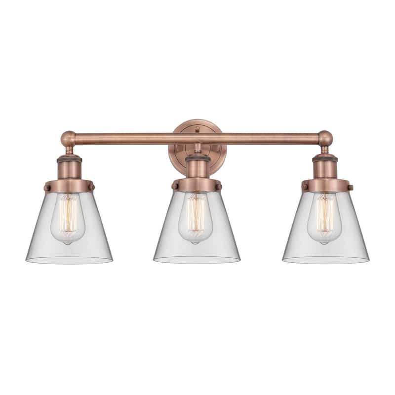 Innovations Lighting 616-3W-10-25 Cone Vanity Cone 3 Light 25" Wide