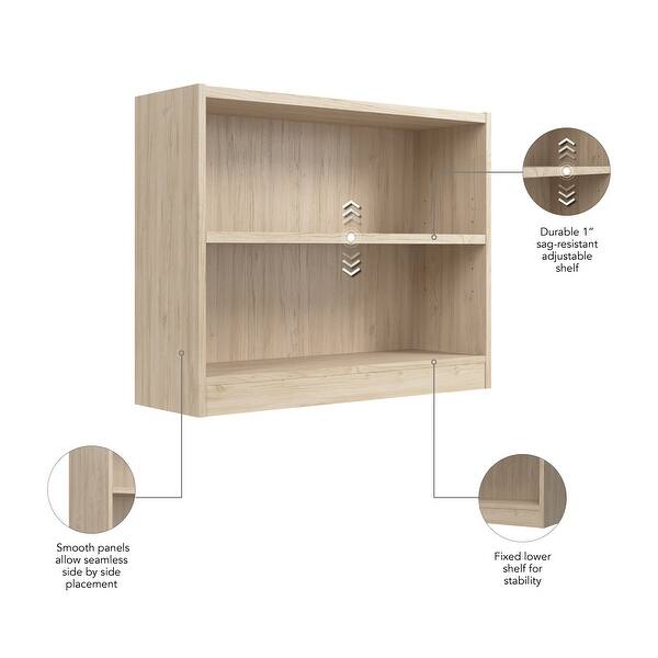Universal Small 2 Shelf Bookcase by Bush Furniture