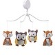 preview thumbnail 1 of 0, Bedtime Originals Friendly Forest Owl and Fox Musical Baby Crib Mobile
