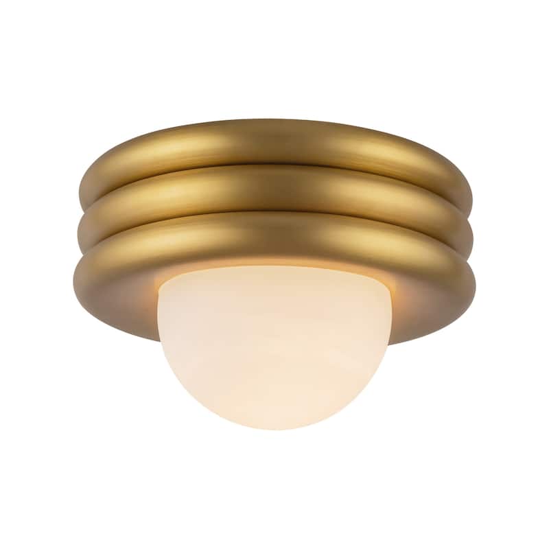 Alora Lighting SF426012 Harvey 12" Wide Flush Mount Bowl Ceiling - Brushed Gold