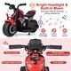 preview thumbnail 16 of 28, Gymax 2-in-1 Kids Electric Motorcycle w/ Detachable Training Wheels - See Details