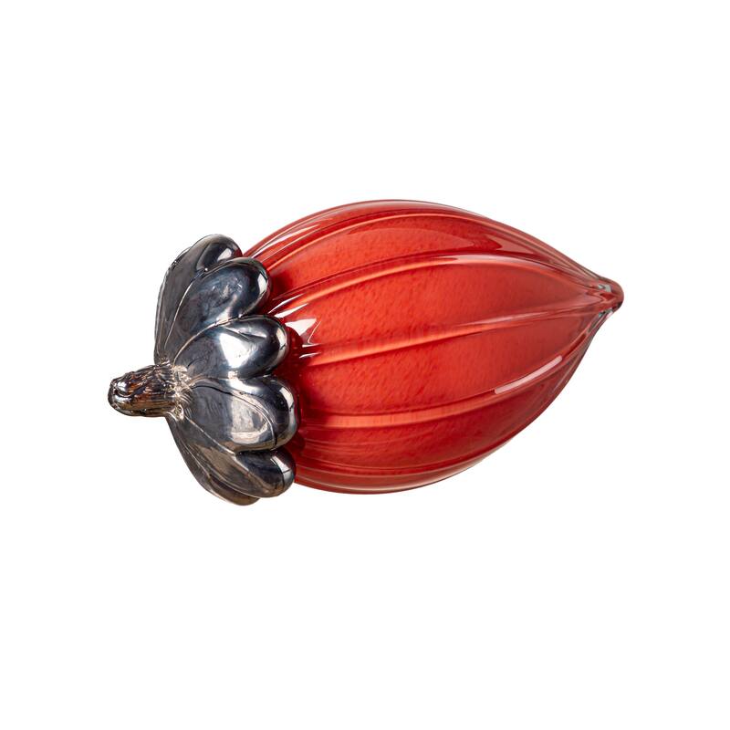 Glass Acorn Table Decor Set