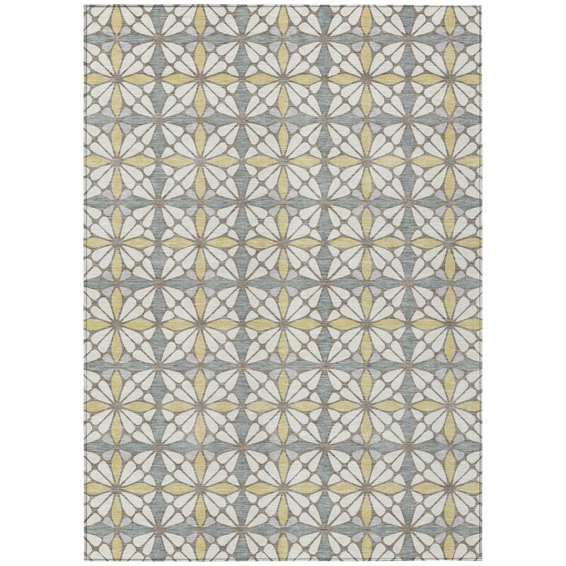 Machine Washable Indoor/ Outdoor Mosaic Pablo Chantille Rug