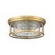 preview thumbnail 7 of 6, Clarion 3 Light Flush Mount