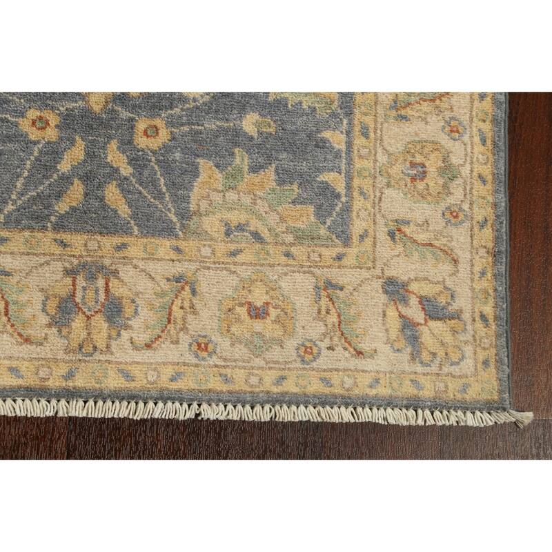 Peshawar Chobi Oriental Vegetable Dye Wool Runner Rug Hand-knotted - 2'10" x 9'9"