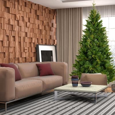6-FT Artificial Christmas Tree with 1079 Tips,260LED,Xmas Tree for Indoor Outdoor - N/A