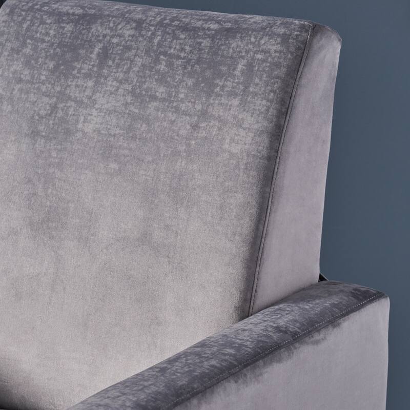 Brightwood High Leg Push-back Recliner with Stainless Steel Legs by Christopher Knight Home