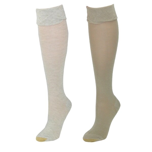 Shop Gold Toe Women's Non Binding Knee High Socks (2 Pair Pack) - Free Shipping On Orders Over ...