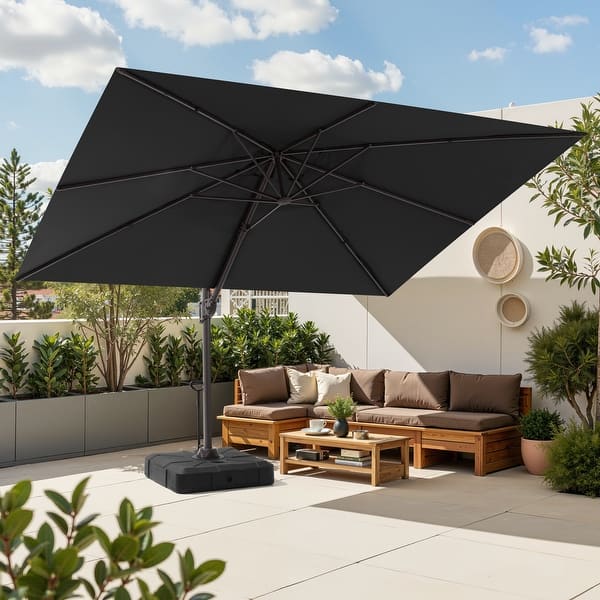 heavy duty patio umbrella for sale Ultra Large 13 ft(L) x 6ft (W) x 7.6Ft (H) ft Provides Added Shade with its large Double Yardgrace - 12 ft. Heavy