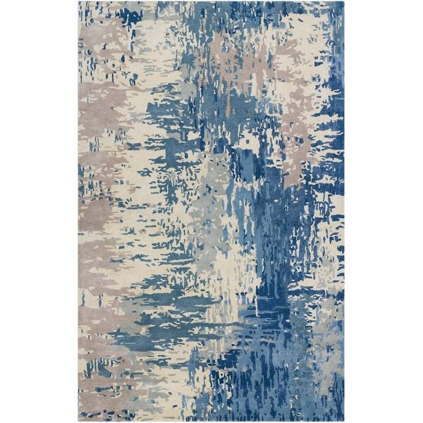 Shop Hand Tufted Lucas Abstract New Zealand Wool Area Rug